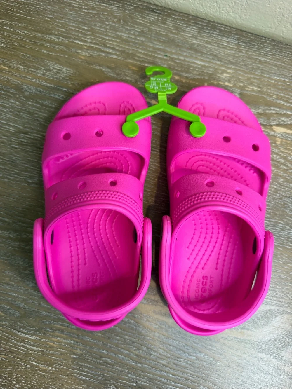 Crocs Kids Sandal Pink C 10 New